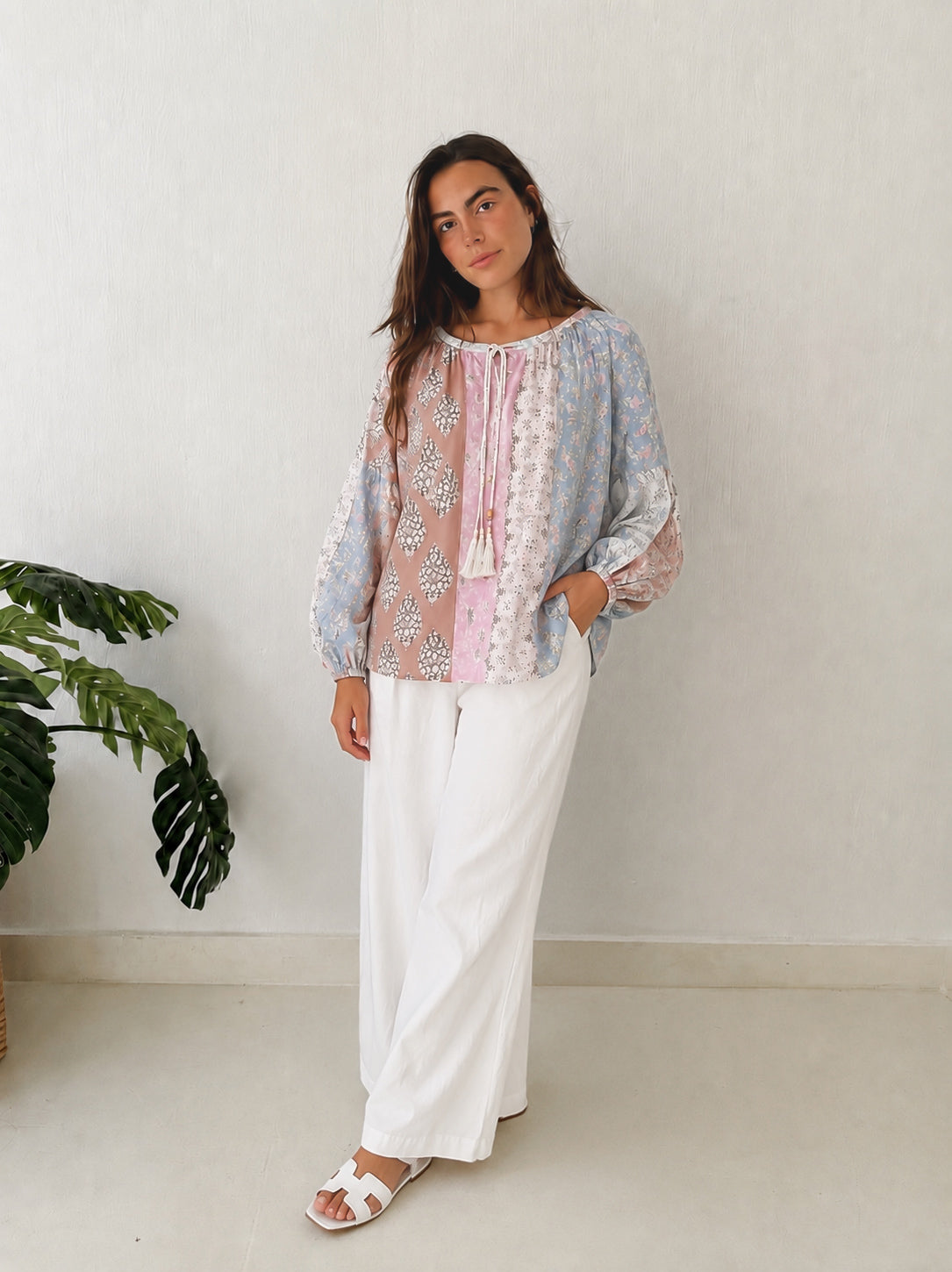 Floral patchy In Nude