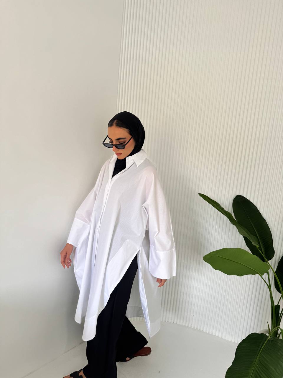 Butterfly oversized shirt