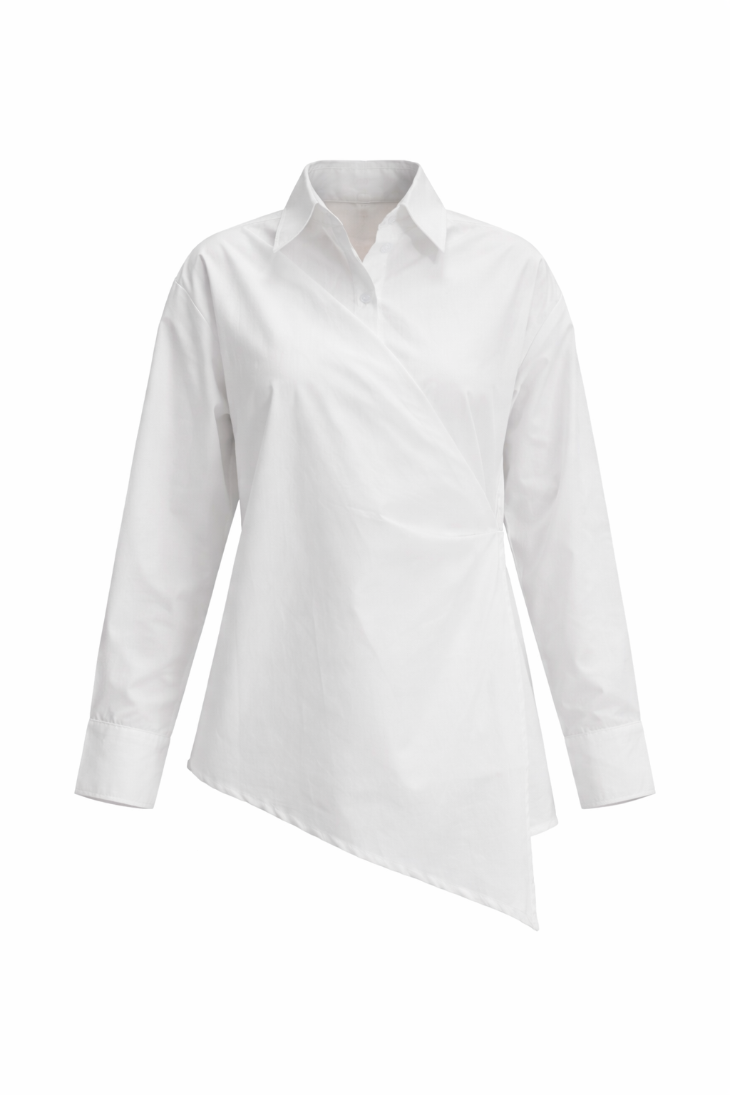 Wrape White Shirt