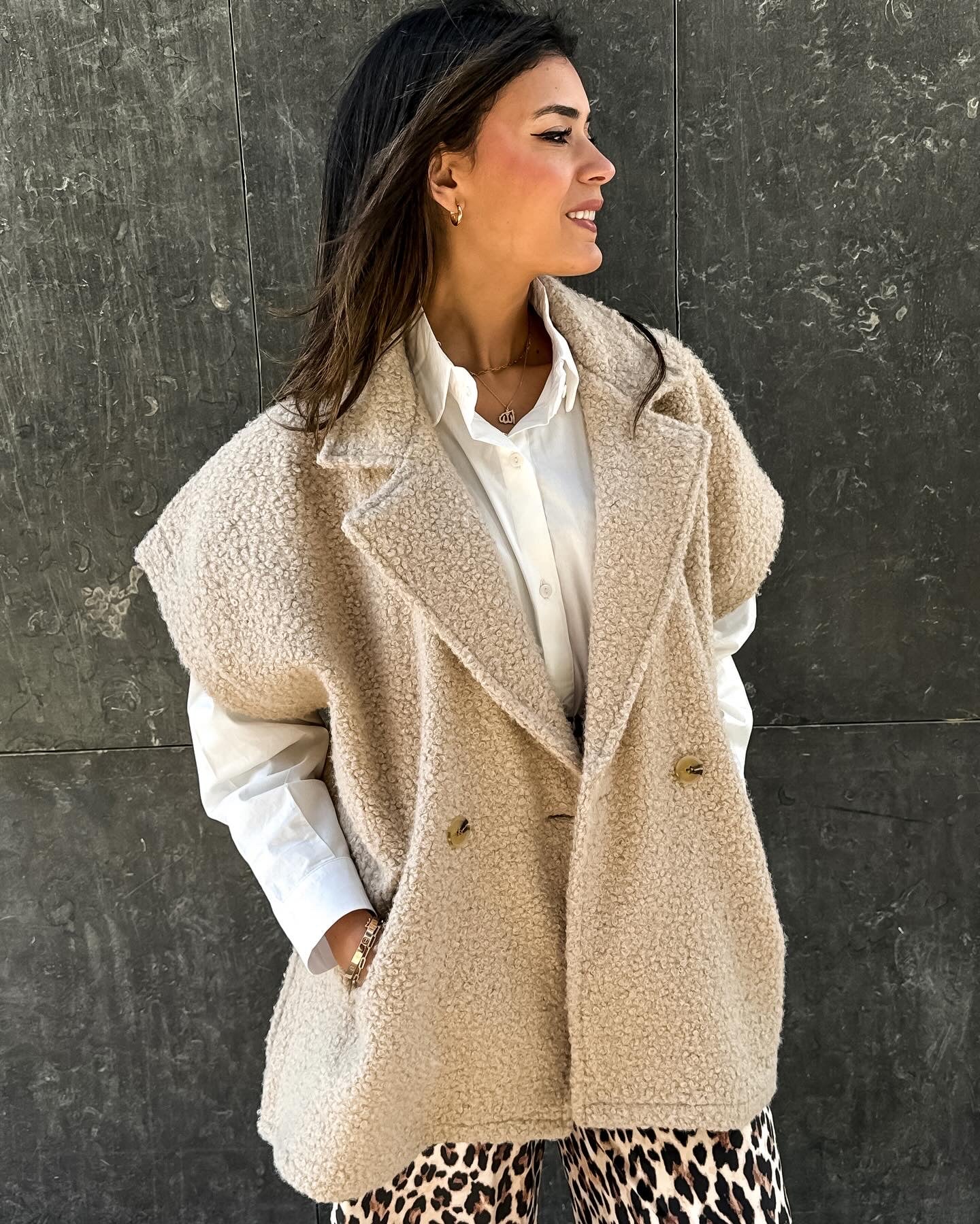 Ash Beige Vest