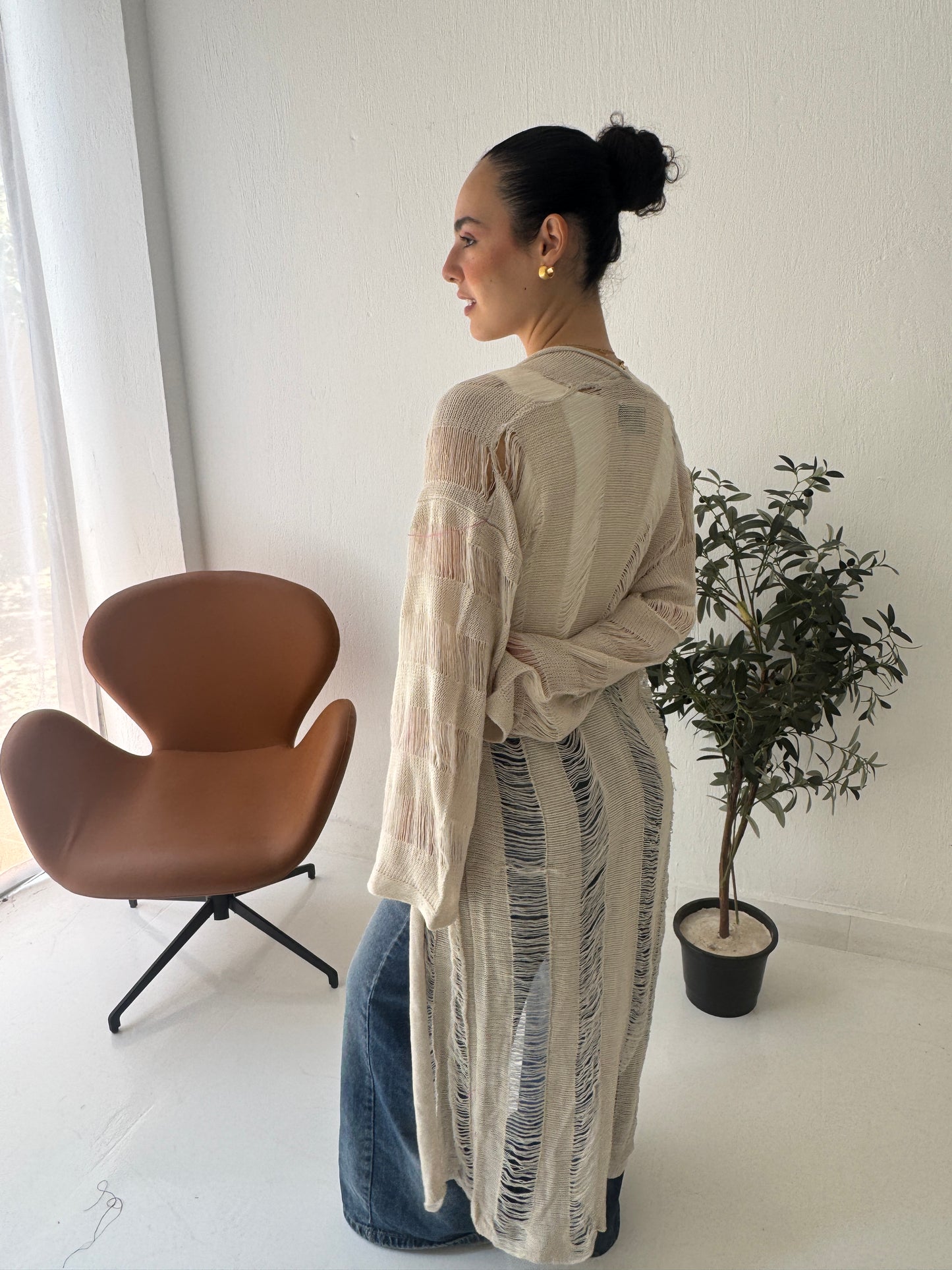 NET Beige Cardigan