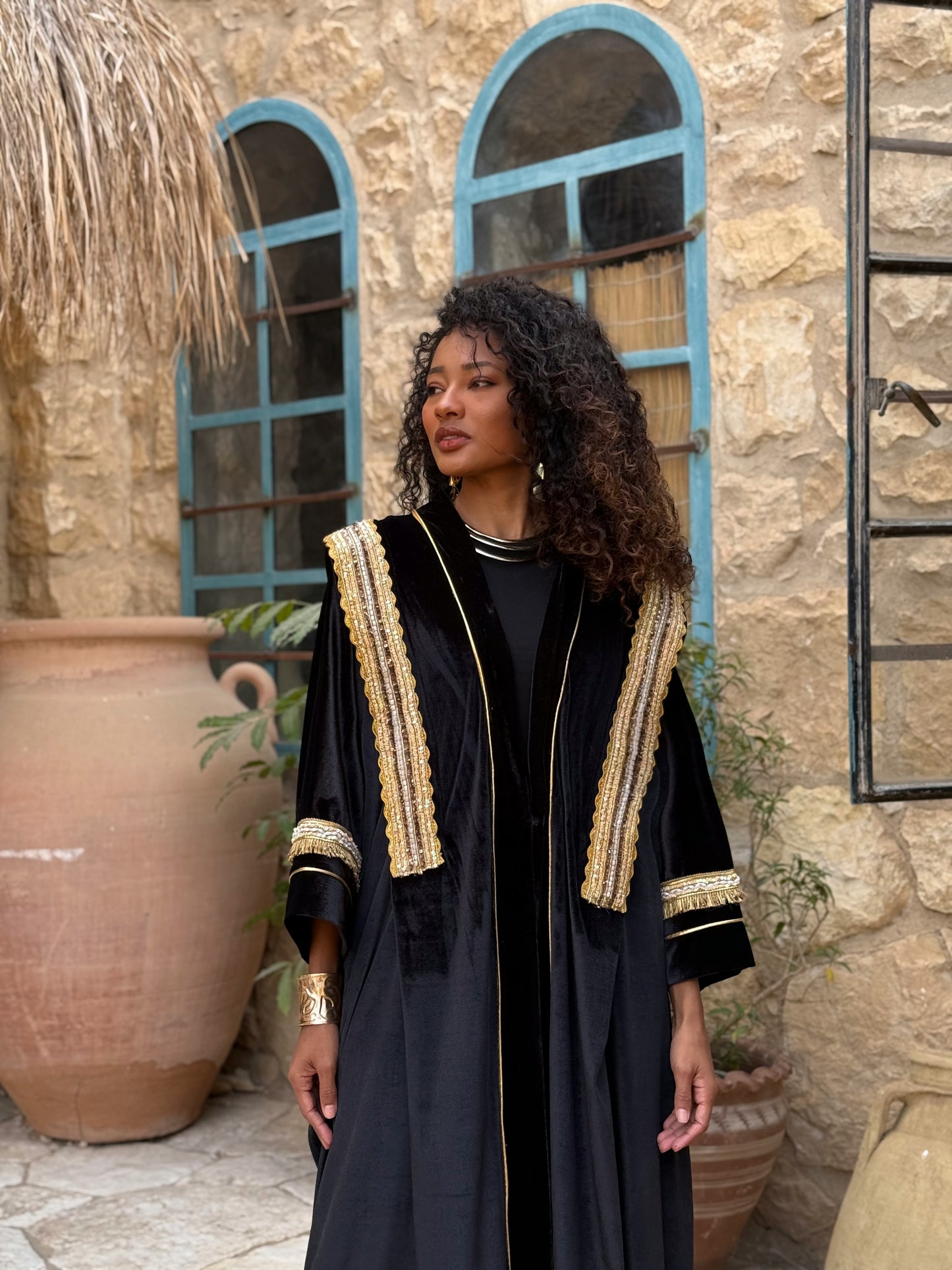 Pharaoh Kaftan - black
