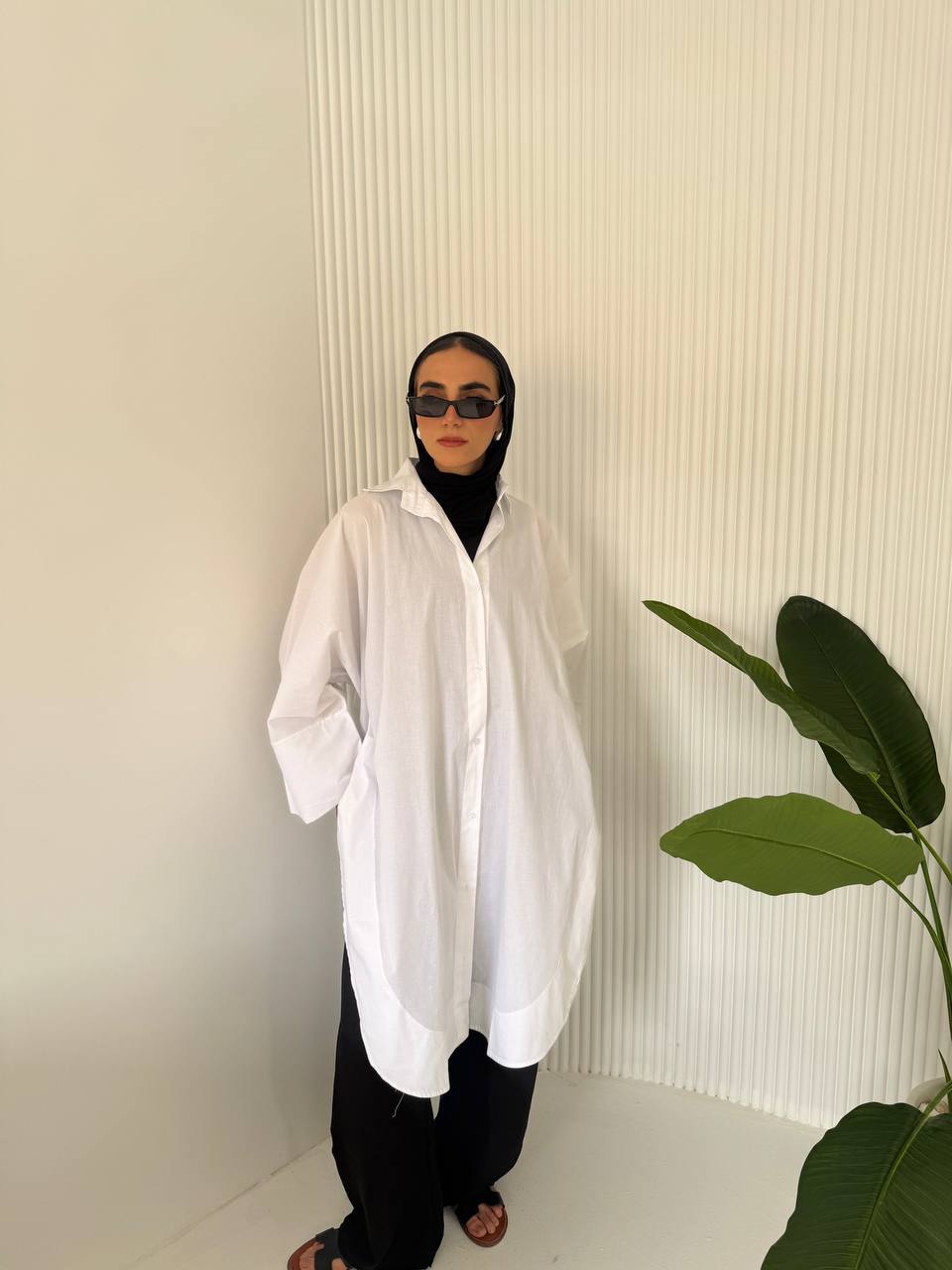 Butterfly oversized shirt