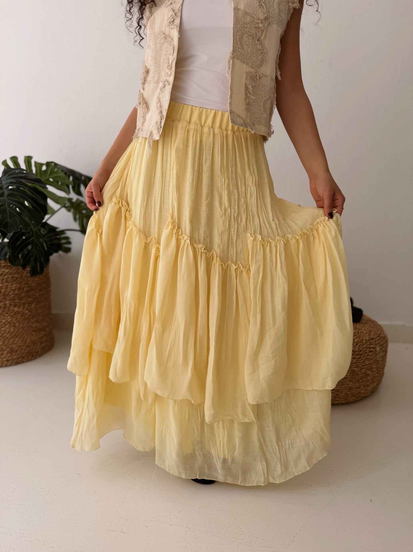 Butter Breeze Linen Skirt