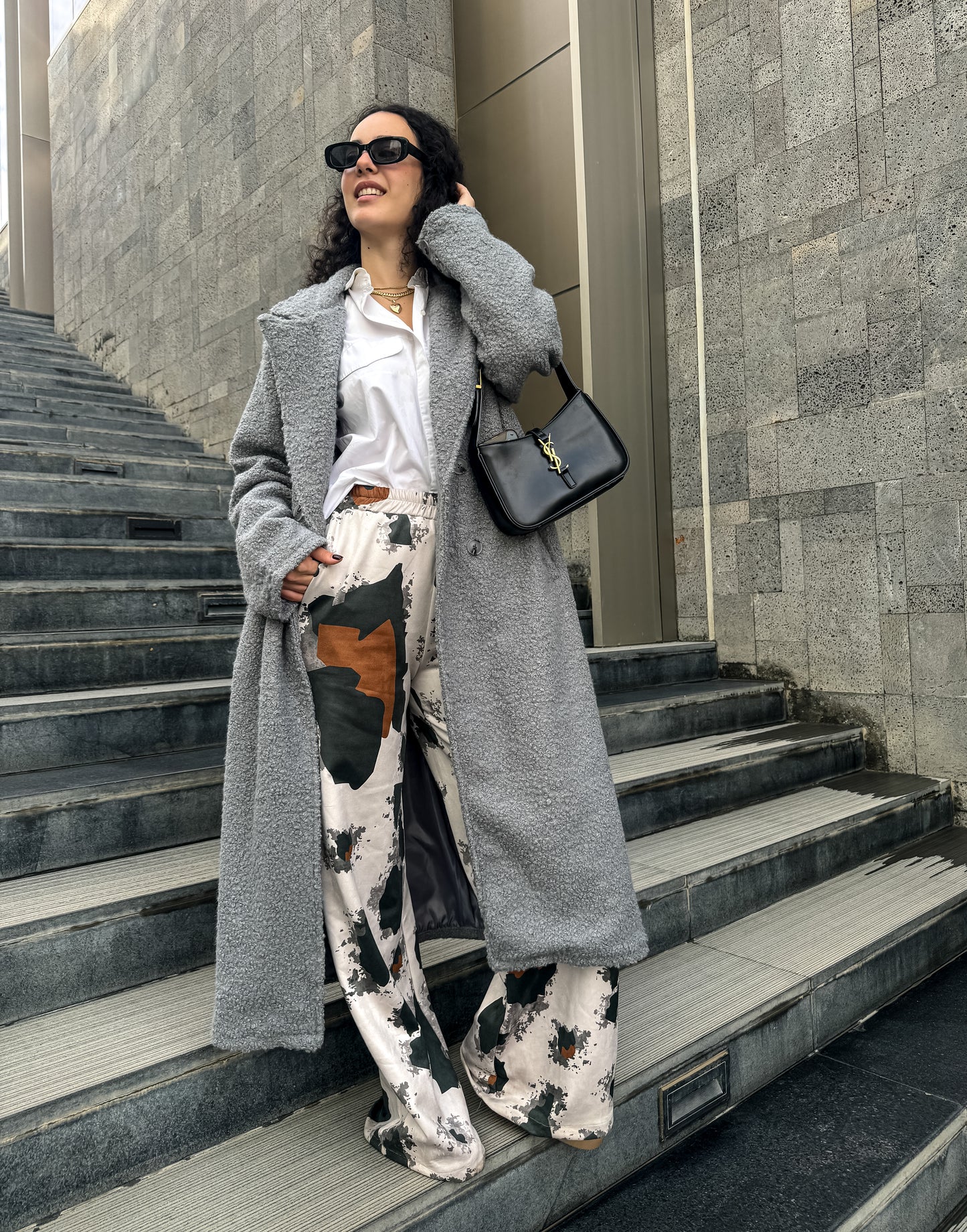 Grayish Leopard Pant