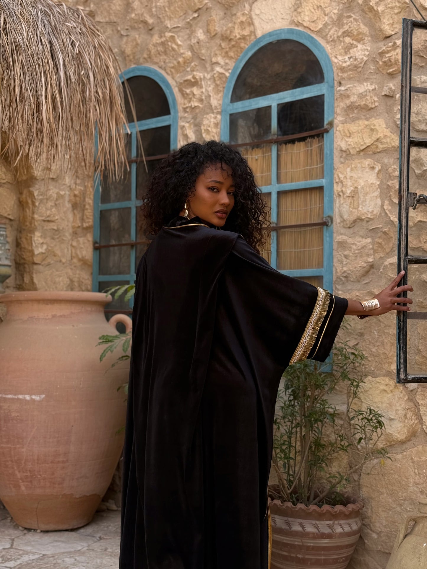 Pharaoh Kaftan - black