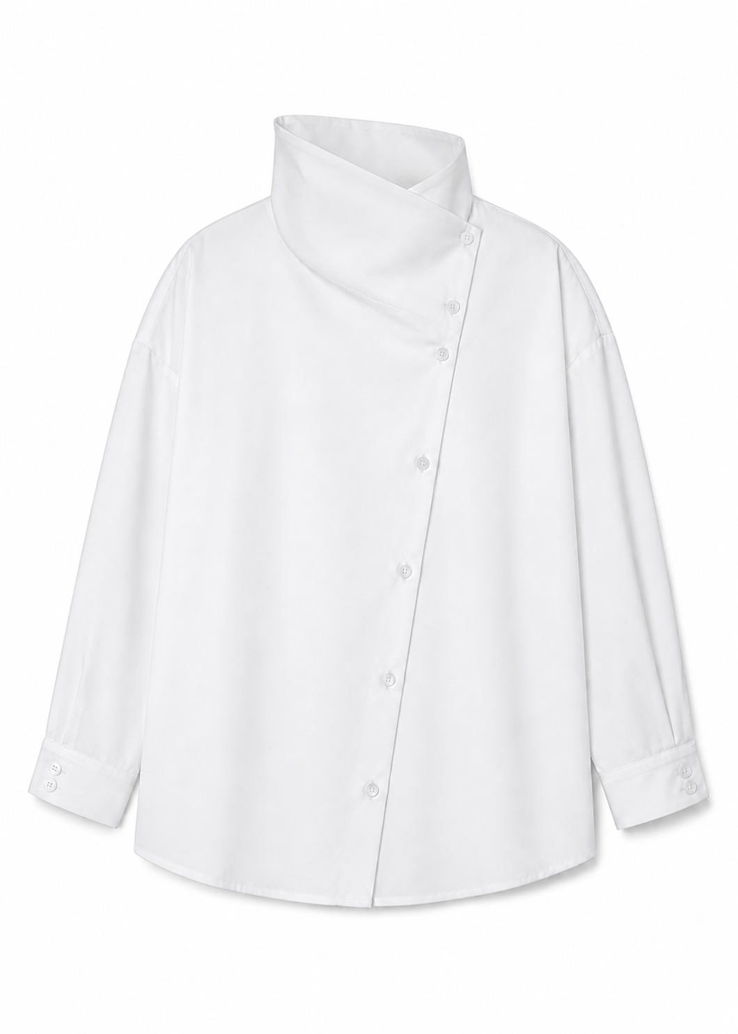 Oversized Cross White Shirt