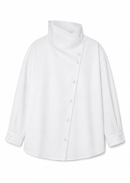 Oversized Cross White Shirt