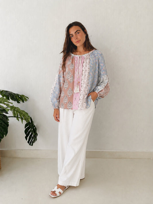 Floral patchy In Nude