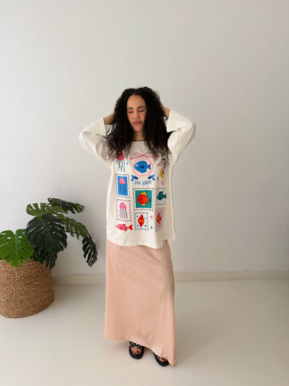 Sea story Oversized Tee