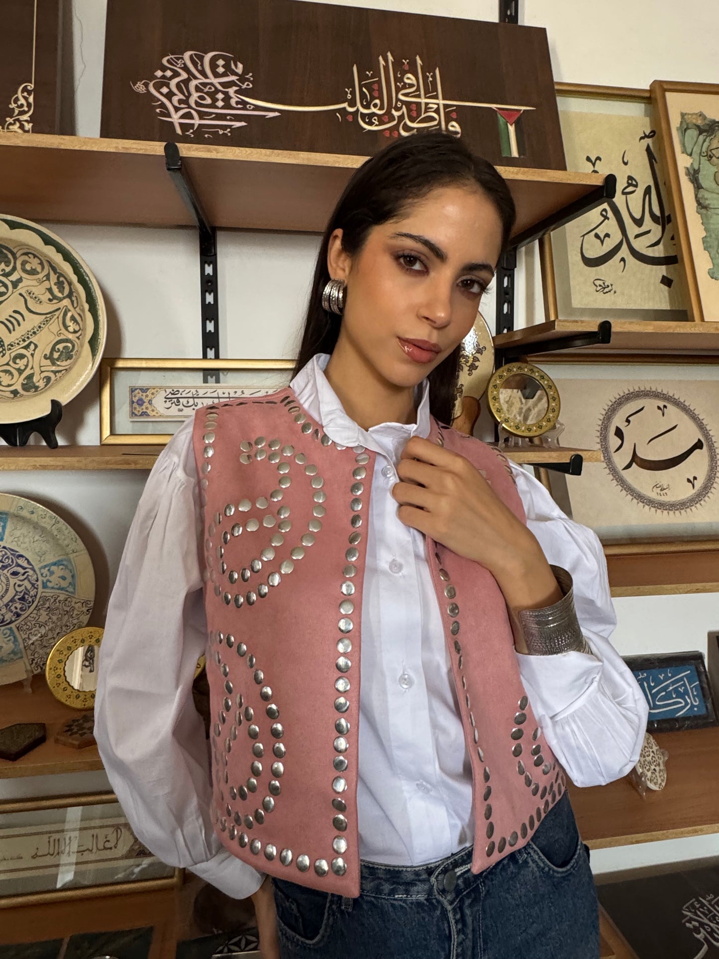 Habiba Vest in cashmer