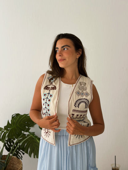 Nomad Embroidered Vest