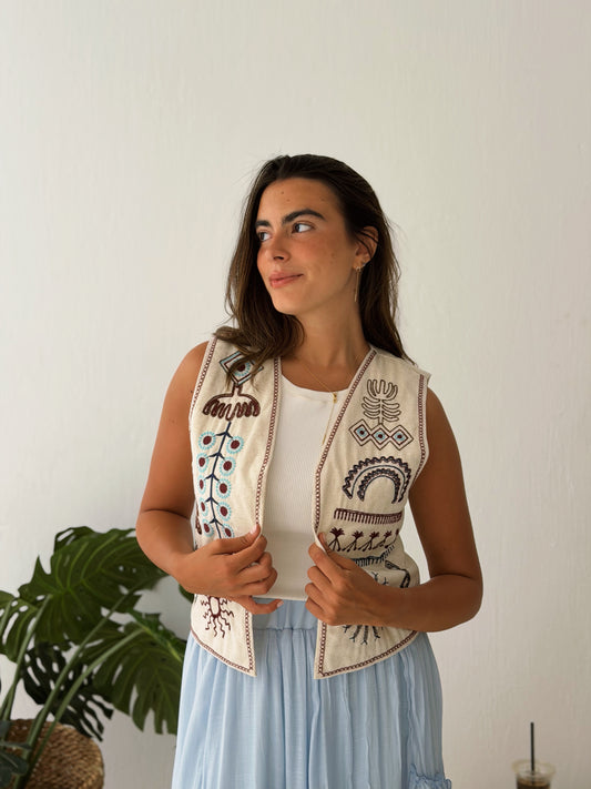 Nomad Embroidered Vest