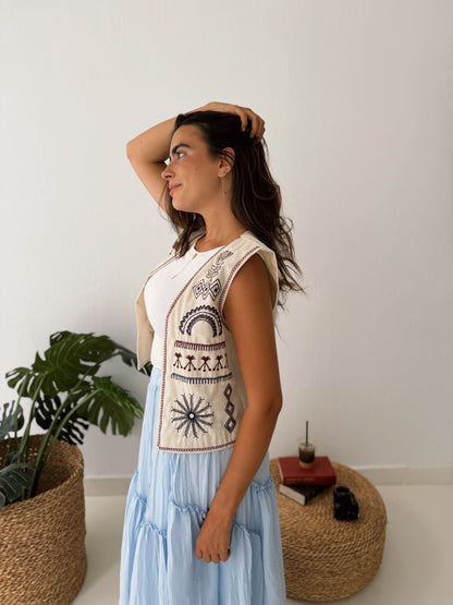 Nomad Embroidered Vest
