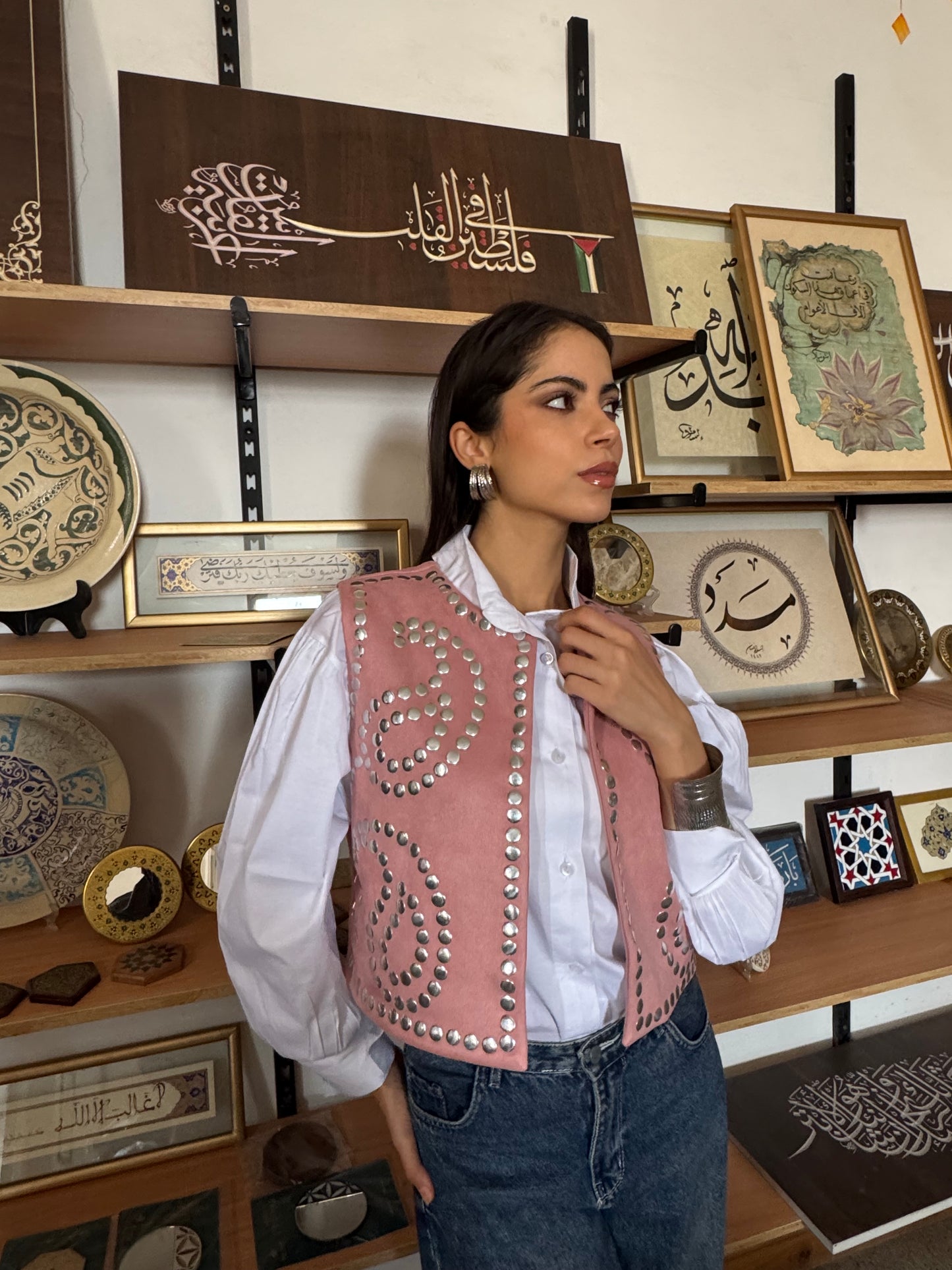 Habiba Vest in cashmer