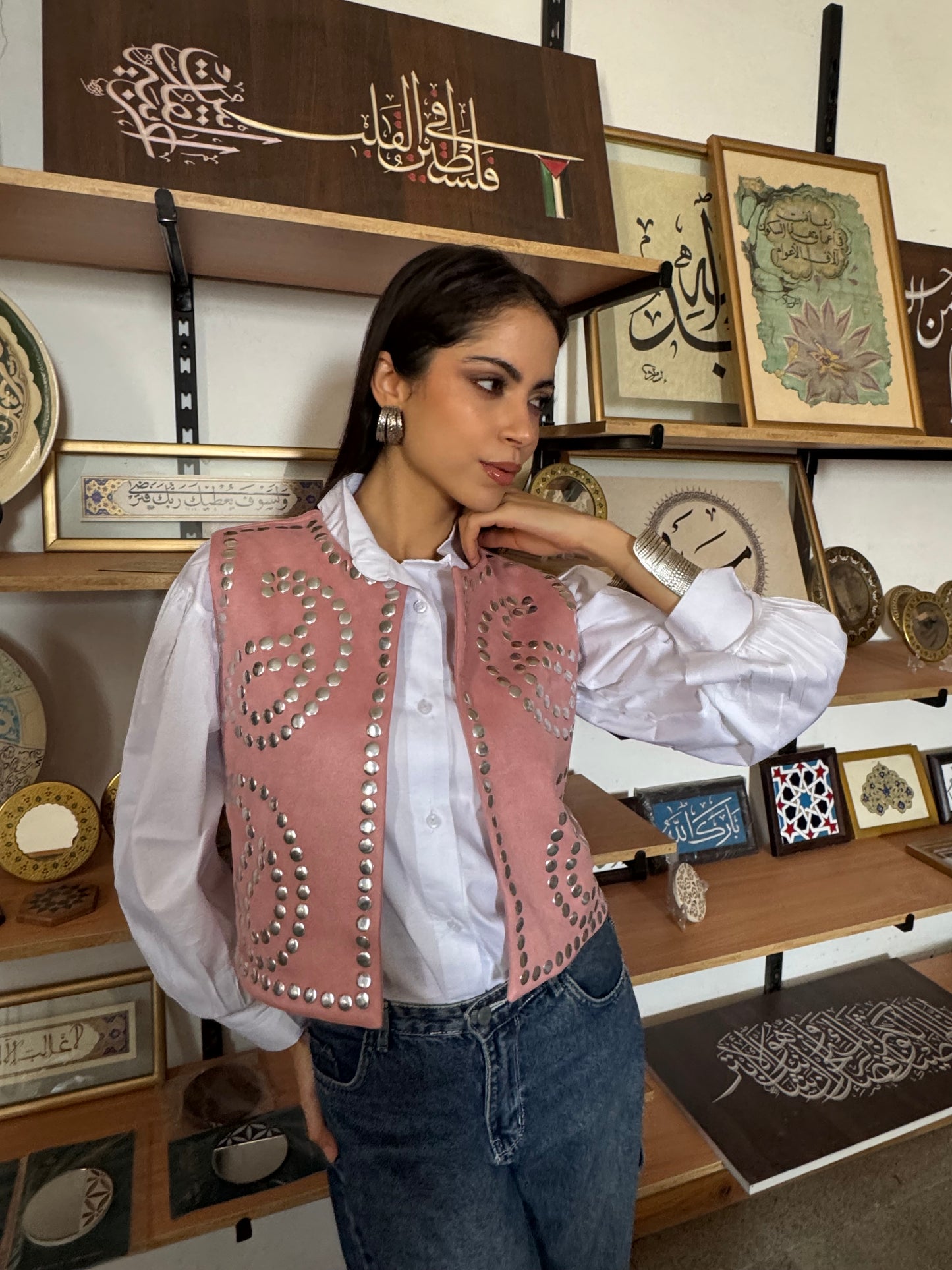 Habiba Vest in cashmer