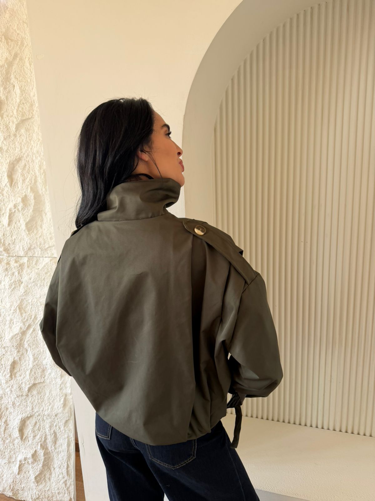 Cutline Gaberdine jacket