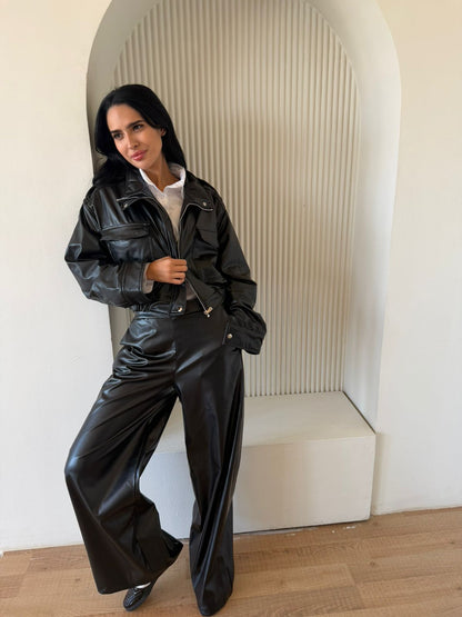 Noir Leather jacket