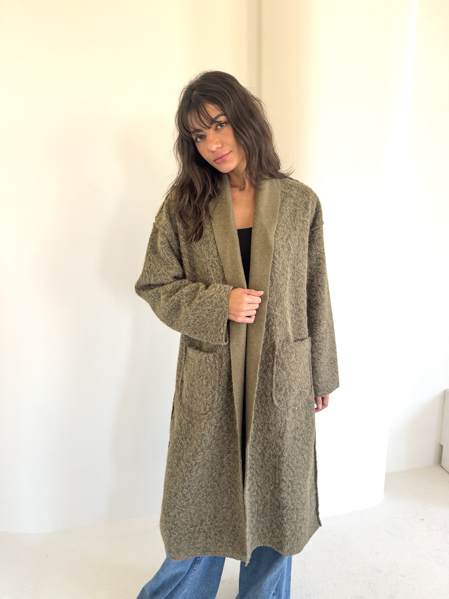 Hairy Olive Coat