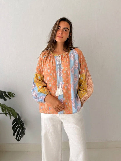 Flora Patchy Blouse