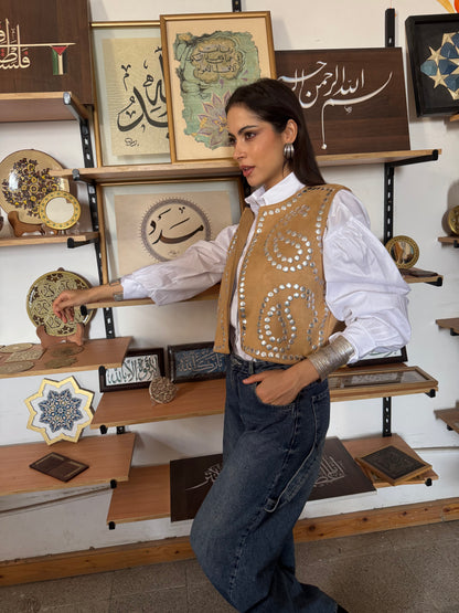 Habiba Vest in beige