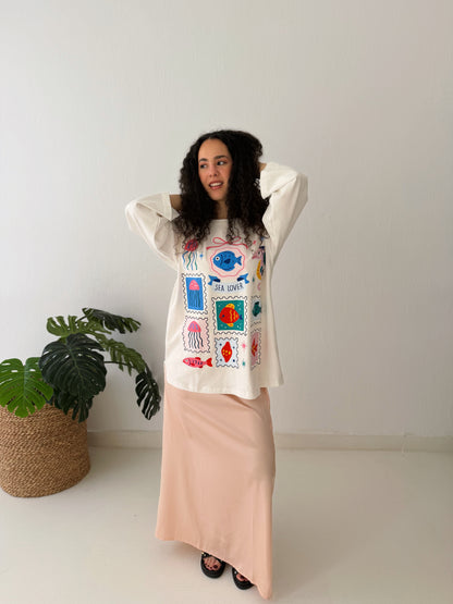 Sea story Oversized Tee