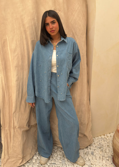 PearlSoft Denim Set