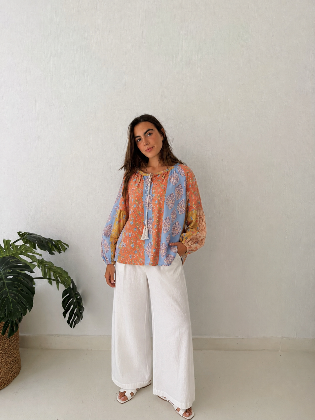 Flora Patchy Blouse