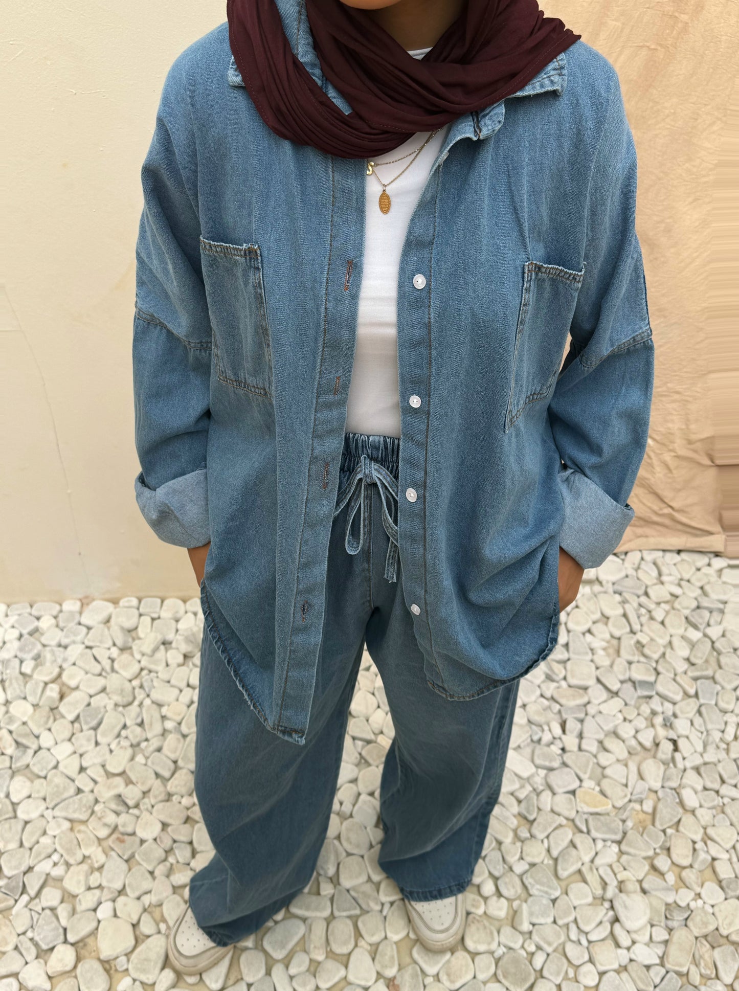 Trendy Denim Set