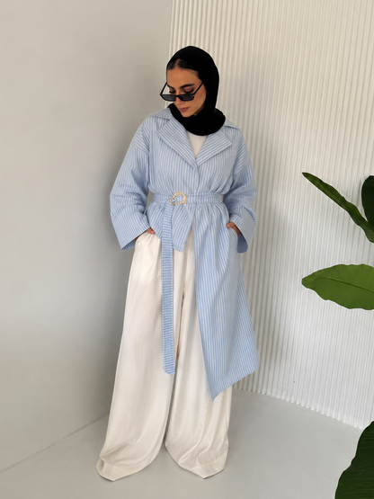 Pinstripe Wrap asymmetric