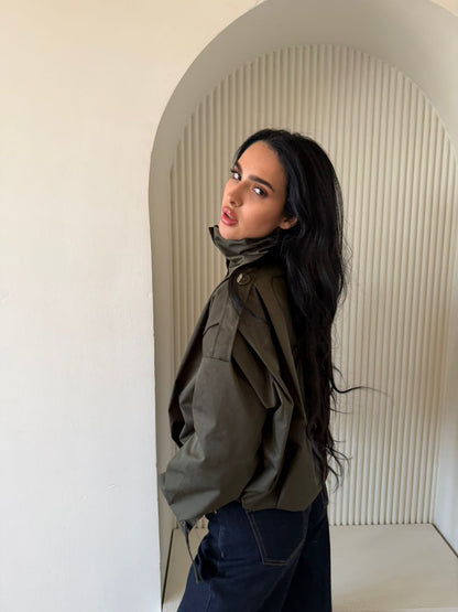 Cutline Gaberdine jacket