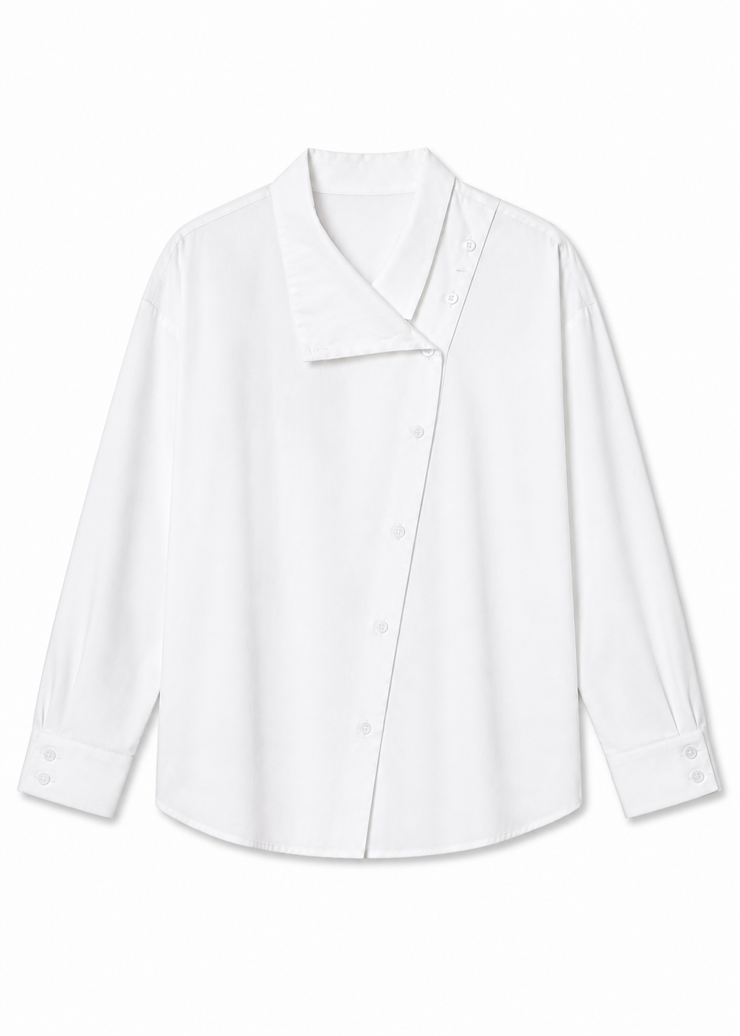 Oversized Cross White Shirt