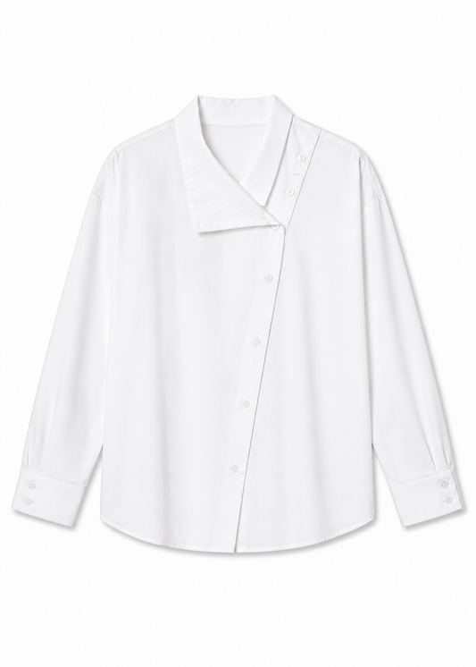 Oversized Cross White Shirt