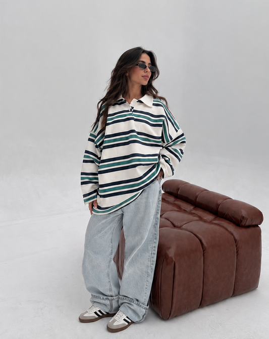 Retro Stripe sweetshirt