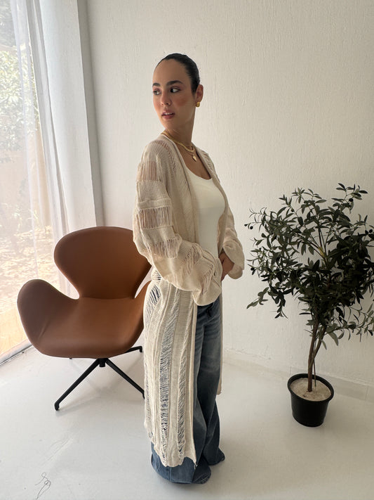 NET Beige Cardigan