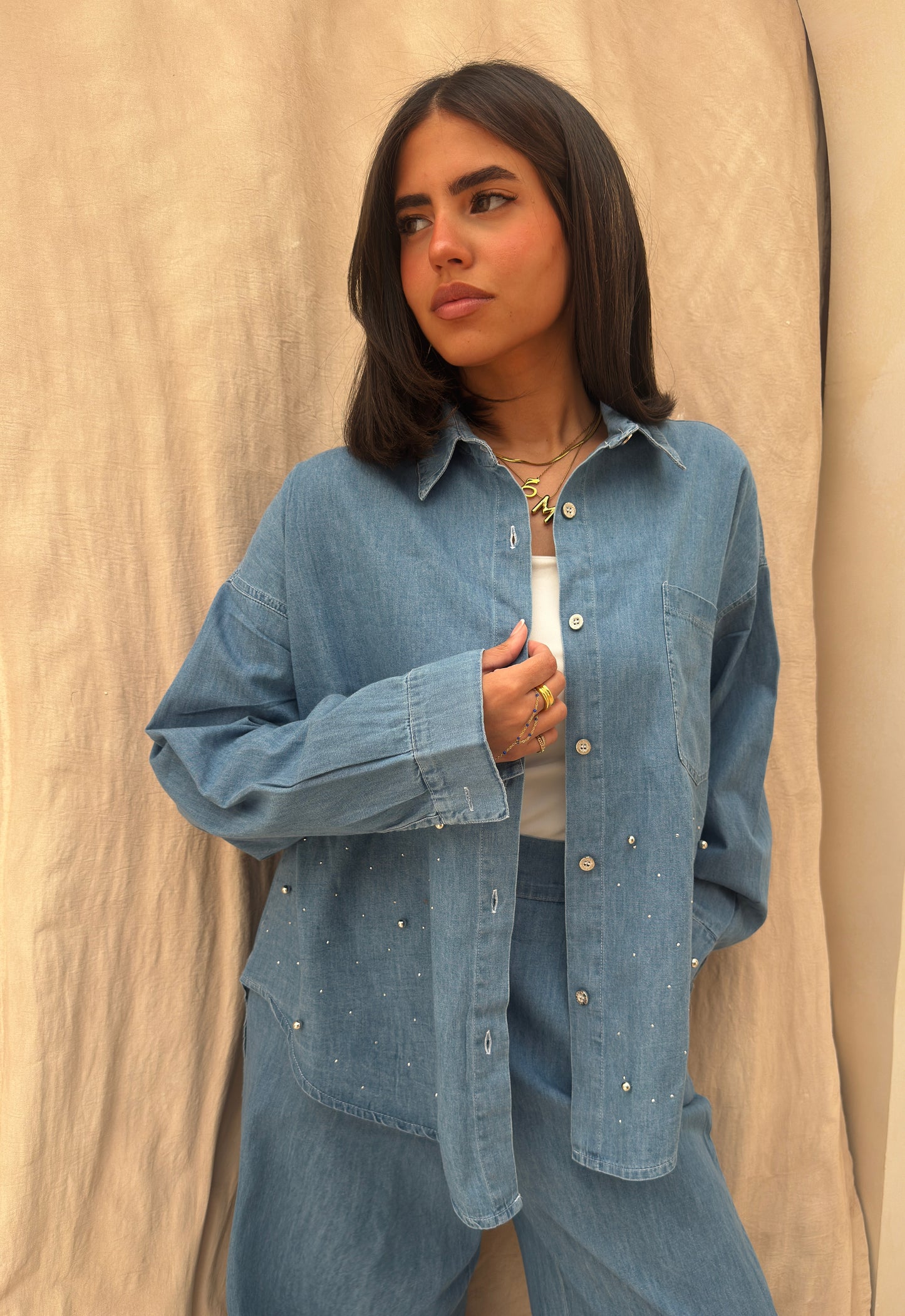 PearlSoft Denim Set