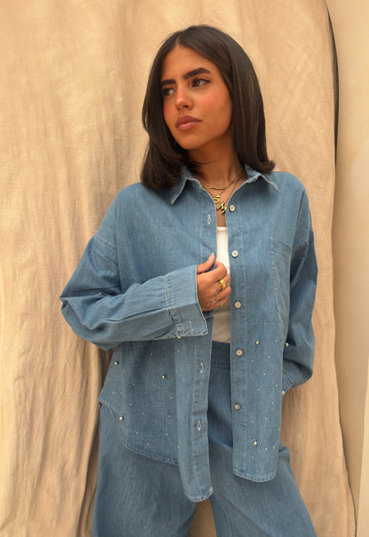 PearlSoft Denim Set