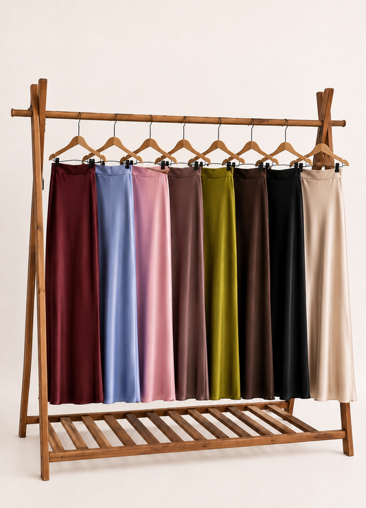 Sofy silk skirt